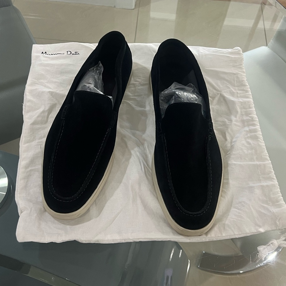 Massimo Dutti men’s blue loafers size 10 (43)